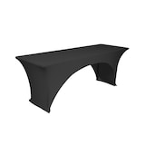 thumbnail of TexDeko Stretch Hussen für Bierzeltgarnitur 220 x 70cm Blickdicht Biertischhusse 3TLG Set (Anthrazit)