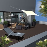 thumbnail of Vela Parasole rettangolare Thar S 3x2m crema HDPE