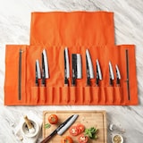 thumbnail of XinZuo - Messentas van canvas/leer - 43x15x15 cm - 900 gram - Oranje