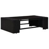 thumbnail of vidaXL 3-delige Loungeset poly rattan zwart