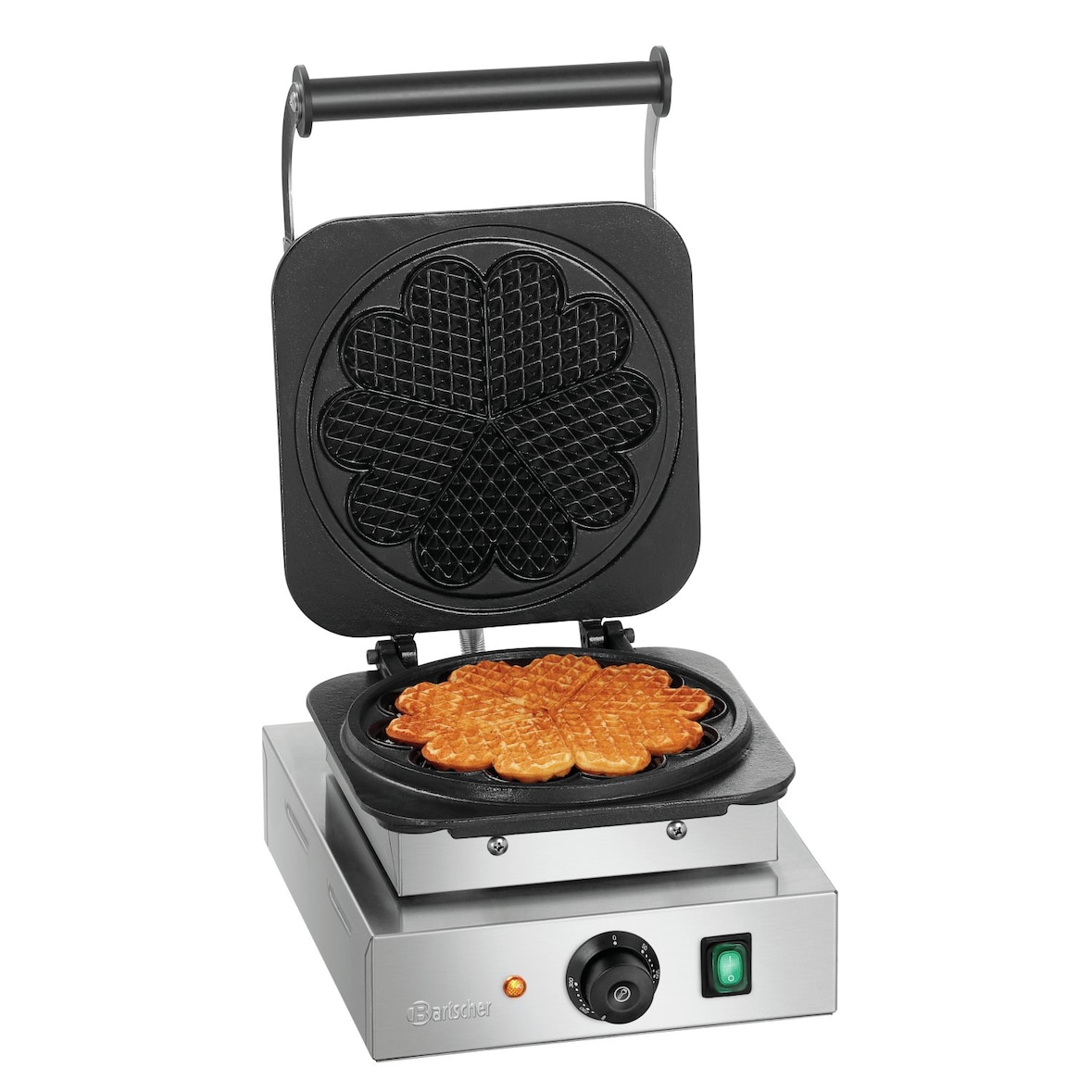 Gaufrier Bartscher 1HW211 COEUR – Ø 210 mm, Fonte, 2200 W, 220 V - MONO