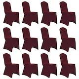 thumbnail of Décoshop26 - Housses élastiques de chaise Bordeaux 12 pièces DEC022526