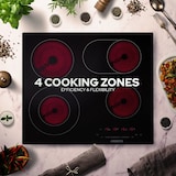 thumbnail of Piano Cottura in Vetroceramica 4 Zone di Cottura 59 cm 7200W