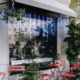 thumbnail of Guirlande stalactites chute de neige 3m H80cm 220 LED gouttes blanc froid câble transparent Lotti