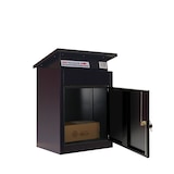 thumbnail of Phoenix Paket Box PB0581BK in Schwarz mit Schlüsselschloss