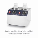 thumbnail of Calentador de salsa eléctrico doble Lacor Acero Inoxidable 69242