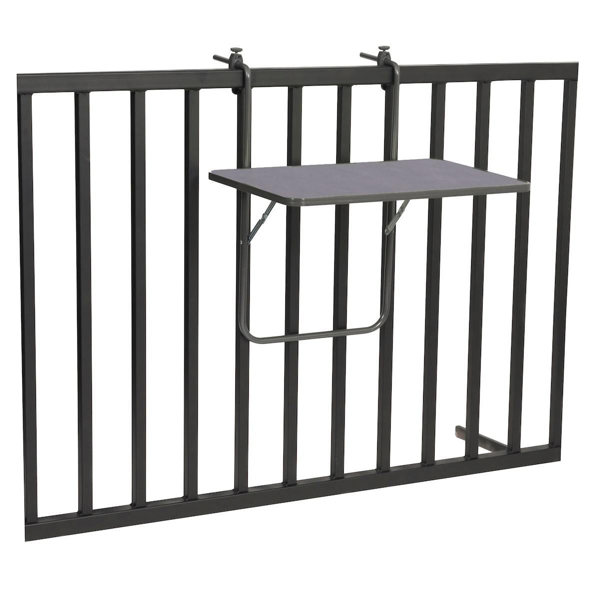 Table de balcon suspendue Boy 60x40cm anthracite