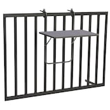 thumbnail of Table de balcon suspendue Boy 60x40cm anthracite