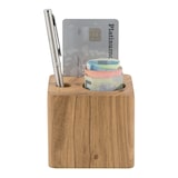 thumbnail of Securit® Porta-conta "Block" - Madeira acabamento teca