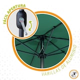 thumbnail of Parasol hexagonal d300 cm color verde Aktive Garden