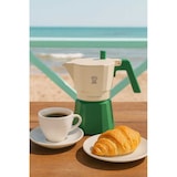 thumbnail of Cafetière italienne FUTUREXPRESS aluminium Vert forêt 15.5 x 8.7 x h14.2 cm PEZZETTI