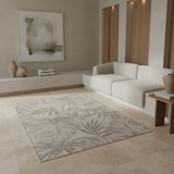 thumbnail of Teppich Balkon Tropisch Pflegeleicht Waschbar Strapazierfähig Terrasse Küche Beige 160x230 cm OEKO-TEX Gekettelt – VENTOUX von Kadima Design