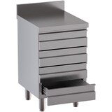 thumbnail of Schubladenschrank 4 Schubladen BxT 50x70cm mit Aufkantung