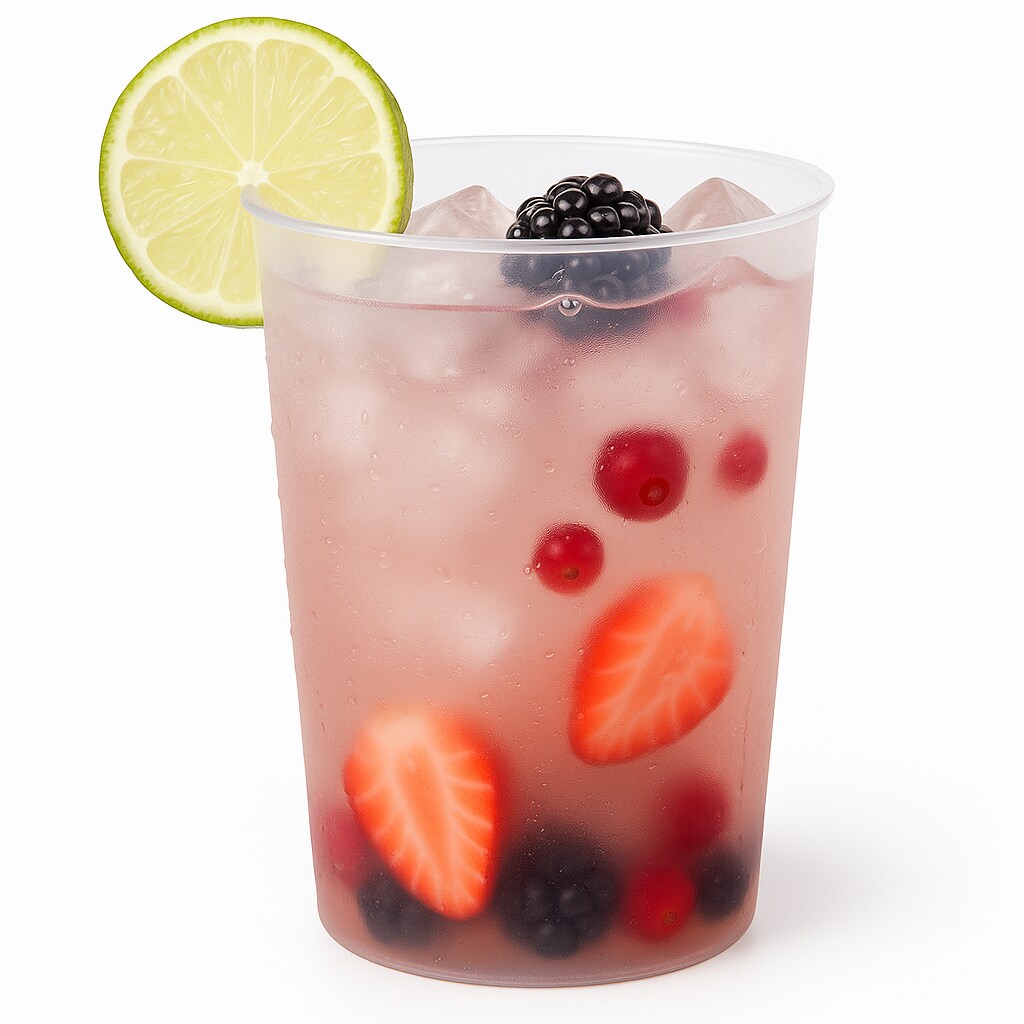 360 Stück Mehrwegecher Plastik 500 ml, Partybecher Mehrweg, PP, Flexibel, Made in Germany