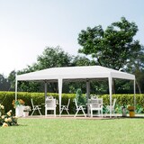 thumbnail of Carpa plegable 6x3 m cenador de jardín gazebo con altura ajustable en 3 niveles bolsa de transporte marco de acero anti-UV para patio fiestas camping