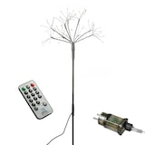 thumbnail of LED Gartenstecker Feuerwerk Firework mit Fernb Leuchtstäbe 3er Set weiß