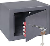 thumbnail of HMF 49216-11 Tresor mit Schlüssel, Möbeltresor klein, 23 x 17 x 17 cm, Anthrazit