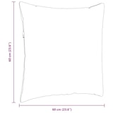 thumbnail of vidaXL Sofakissen 2 pcs Blau 60 x 60 cm Cordstoff