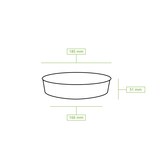 thumbnail of BIOZOYG 50 Stück runde Einwegschalen 700ml - Kraftkarton-Bowlschalen Pappschalen Salatschalen, Schalen für Salate, Nachhaltige Einwegschüsseln