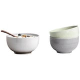 thumbnail of Seltmann Weiden Amina Müslischalen-Set ø 15 cm 3-teilig (Weiß, Grau, Grün)