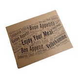 thumbnail of 5 kg Einschlagpapier, fettdichtes Papier 30x40cm braun Enjoy ca 1200 Stück