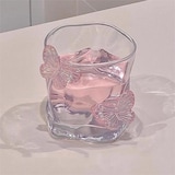 thumbnail of Gläser Trinkgläser Weingläser glas Wasserbecher Trinkbecher Saftglas Wasserglas mit Schmetterlingsdesign 200ML*6