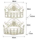 thumbnail of Pflanzkörbe Metall Wandkörbe 2er Set Paar Pflanzkorb Landhausstil Shabby Style