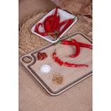 thumbnail of Arcos Snijplank - Snijplank met kanaal - hars en cellulosevezel 33 x 23 cm en 6,5 mm dik - kleur bruin