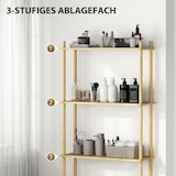 thumbnail of Toilettenregal Bambus Naturholz 69x26x181 cm mit 3 belüfteten Ablagen, verstellbaren Füßen und Umkippschutz, platzsparend über WC
