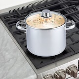 thumbnail of aro Olla para sopas con tapadera, acero inoxidable, Ø 28 cm, 13.5 L, inducción