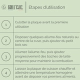 thumbnail of brasero auvergnat corten bois carre 62 simple cuve