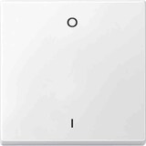 thumbnail of System M Wippe einteilig, Schalter/Taster, polarweiß, glänzend, Kennzeichen 0/1, geeignet für Bussystem-Tasterankopplung