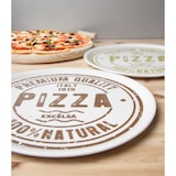 thumbnail of Excelsa piedra para cocción de pizza Nonsolopizza de cerámica 34,5xH3,5x16 cm beige