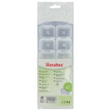 thumbnail of Lot 2 bacs à glaçons -  Blanc Rectangulaire Plastique Metaltex 9.00x3.50 cm