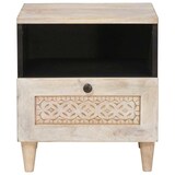 thumbnail of vidaXL Nachttisch 2 pcs Beige 40 x 33 x 46 cm massives Mangoholz