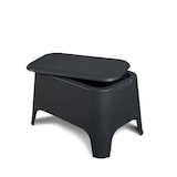 thumbnail of Tavolino da giardino 59x 39x 36cm Antracite Con coperchio Esterno / Interno TOOMAX