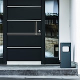 thumbnail of DURABLE - 3331-01  Cestino in metallo 17L quadrato con posacenere, nero