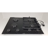 thumbnail of Gasline Gaskochfeld GAG60GLG 60cm Schwarz Glaskeramik mit 4 Brennern Sabaf-Brenner Erdgas/LPG