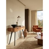 thumbnail of Massivholz Konsolentisch mit Metallbeinen, Stilvolles Unikat für Zuhause. 90x36x78 cm | Kadima Design