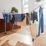 thumbnail of Estendal de secagem Dobrável Rack suspenso 30m com asas 304 x 56 x 128 cm Tubos antirrugas VILEDA