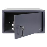thumbnail of HMF 49204-11 Safe Tresor mit Schlüssel, Möbeltresor passend für Laptop und Ordner | 45 x 25 x 36,5 cm | Anthrazit