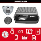 thumbnail of Master Lock Malette De Securite / Coffre Fort - Anti Feu Et Etanche - Combinaison Electronique - 10l