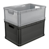 thumbnail of Keeeper - Caja de Almacenaje de Polipropileno 45 L en color Gris Nórdico 60x40x22 cm - Colección Robert
