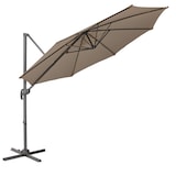 thumbnail of SVITA Sledeparasol 3m met beschermhoes Parasolstandaard opvulbaar 4-delige kantelparasol Taupe