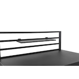 thumbnail of Tarrington House Estação de serviço Ateo com portas giratórias, alumínio/madeira de eucalipto, 114 x 60 cm, preto/natural