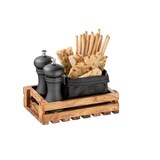 thumbnail of APS Table Caddy -OLIVE- 22 x 15 cm, H: 6 cm Olivenholz