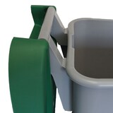 thumbnail of Denox Recycling-Set mit 3 offenen Müllbehältern, 255 l Gesamtkapazität, Polyethylen, in Mehrfarbig