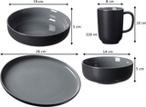 thumbnail of Ritzenhoff & Breker JASPER XXL Kombiservice grau & schwarz für 8 Personen