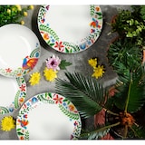 thumbnail of Juego de vajilla de porcelana multicolor Excelsa Fiesta de 12 piezas