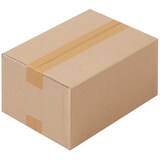 thumbnail of 500 x Faltkartons (200 x 150 x 90 mm) stabil 1-wellig Versandkarton Päckchen DHL Hermes Schachtel Box Paket braun BB-Verpackungen